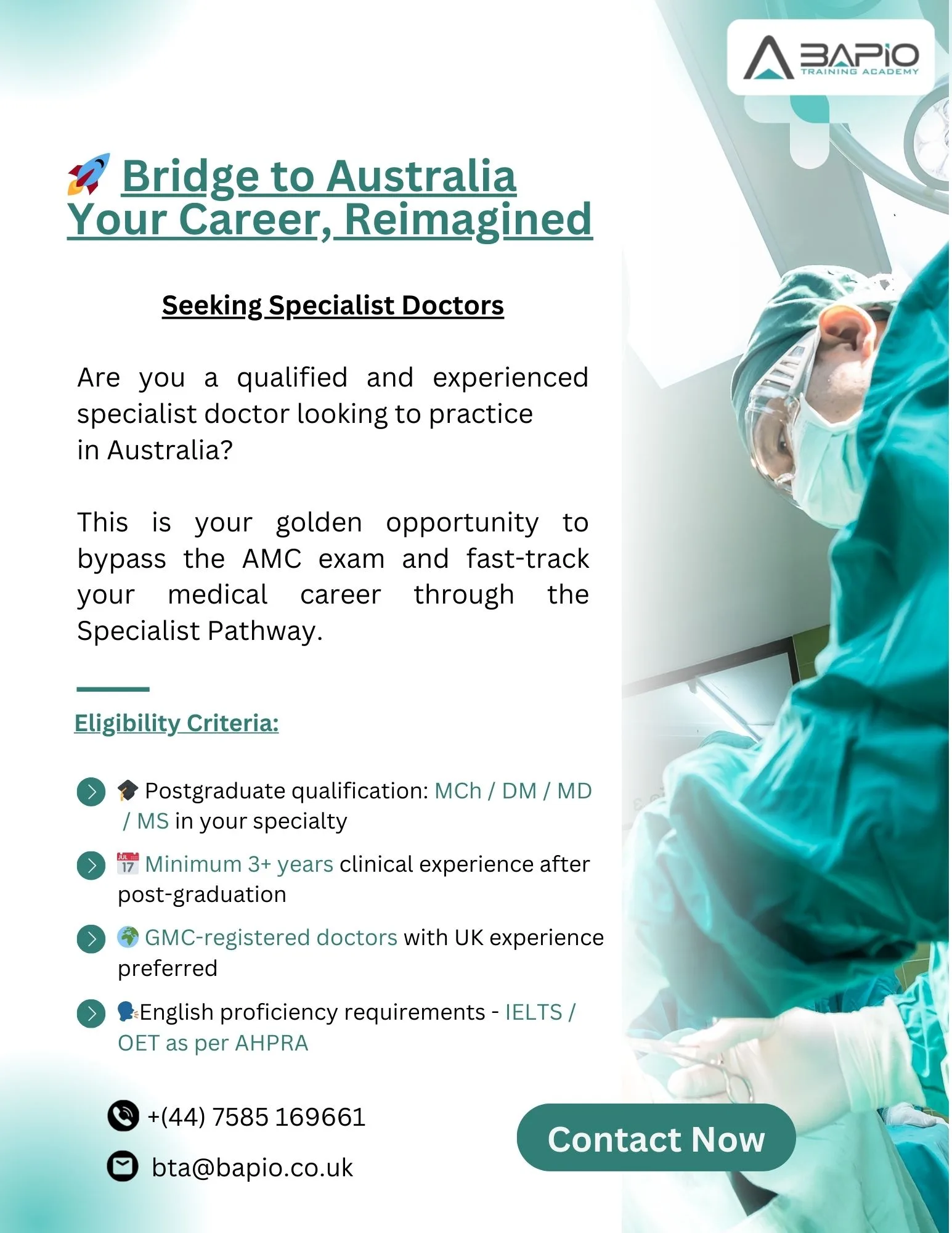 Bridge To Australia Programme